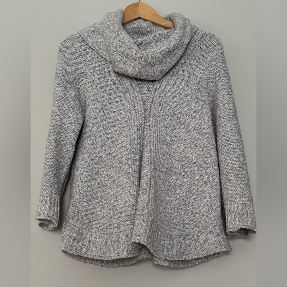 Anthropologie Angel Of The North Sweater Gray Medium